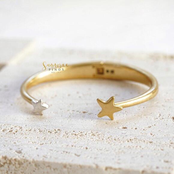 Madewell Stellar Star Cuff Bracelet - Picture 2 of 6